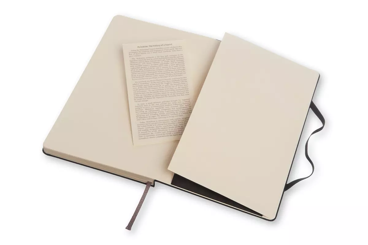Een Moleskine Dotted Hardcover Notebook Large Black koop je bij Moleskine.nl